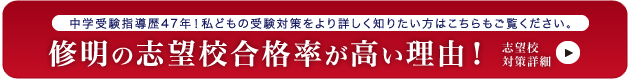 中学入試、高校入試のプロ　修明塾 過去問分析